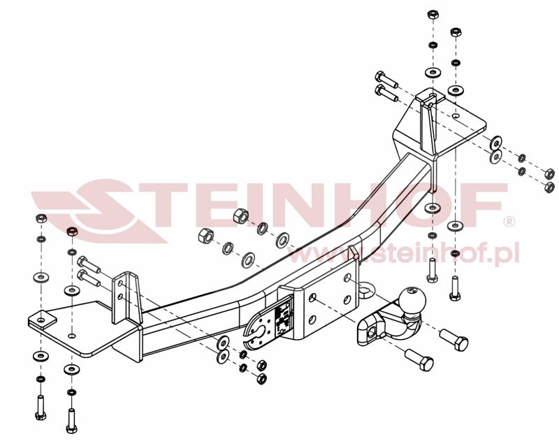 Jeep Wrangler (TJ) Tow Bar (1996-2007) J-070