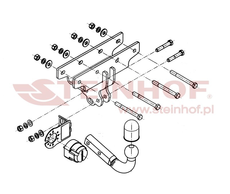 Jeep Wrangler (JK) Tow Bar (2007-2018) J-071