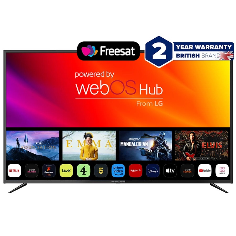Mitchell & Brown 60" Freely, TIVO Smart 4K UHD LED TV
