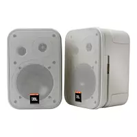 JBL Two-Way Professional Compact Loudspeaker White Pair 150W