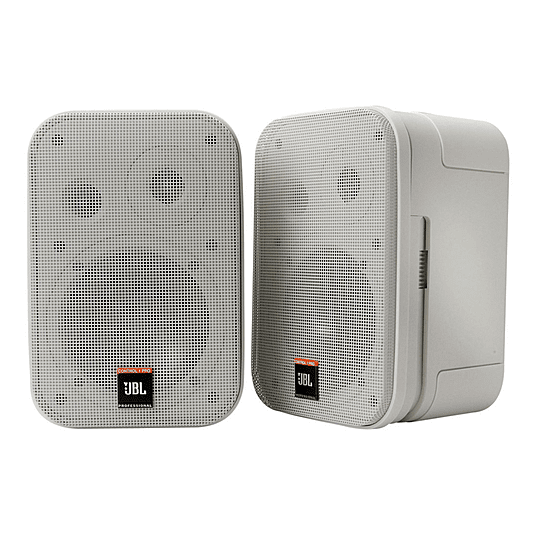 JBL Two-Way Professional Compact Loudspeaker White Pair 150W