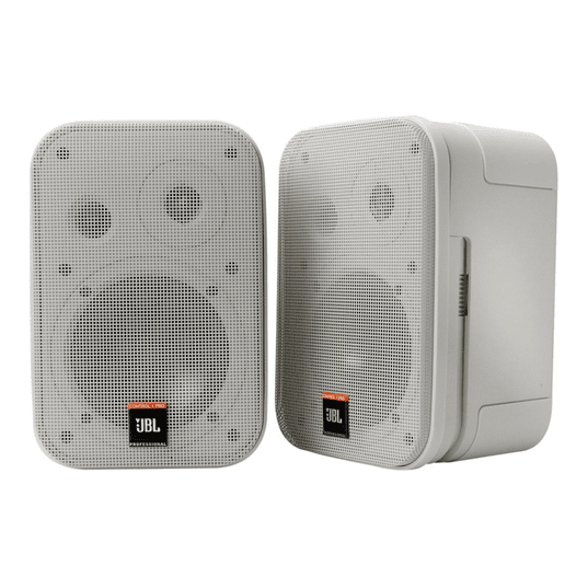 JBL Two-Way Professional Compact Loudspeaker White Pair 150W