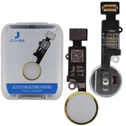 Apple iPhone 7 , 8 & 7 , 8 Plus , SE2 JC Home Restoration Button - 6th Generation - Gold