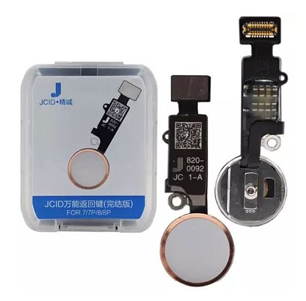 JCID - Home Button Flex Cable Touch ID Repair iPhone 7 - SE3 - Rose Gold
