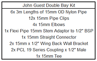 John Guest Double Bay Complete Kit
