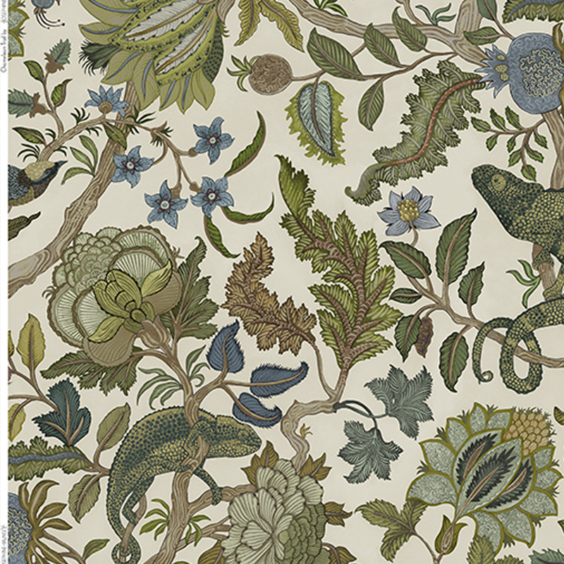 Chameleon Trail Fabric - Sage and Green Chameleon Trail Fabric - Sage and Green