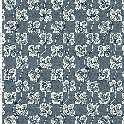 Cabbage Check Fabric - Dark Blue Cabbage Check Fabric - Dark Blue