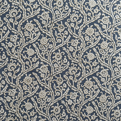 Letti - Navy and Mustard - Heavy Linen