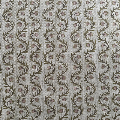 Rubia - Stone and Olive - Cotton Heavy Linen Natural