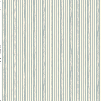 Hand Painted Stripe Heavy Linen Fabric - Light Blue Hand Painted Stripe Heavy Linen Fabric - Light Blue