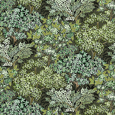 Broccoli Canopy Wallpaper - Chaingate Green