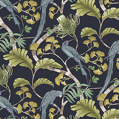 Living Branches Wallpaper - Petra and Greens Living Branches Wallpaper - Petra and Greens