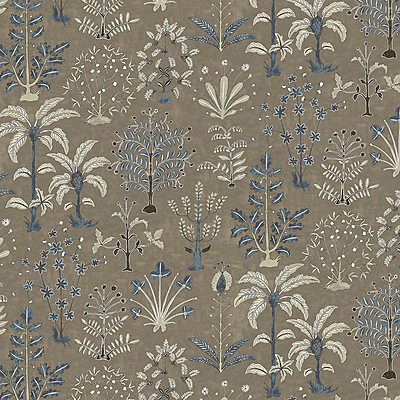 Cynthia Wallpaper - Mushroom and Blue Cynthia Wallpaper - Mushroom and Blue