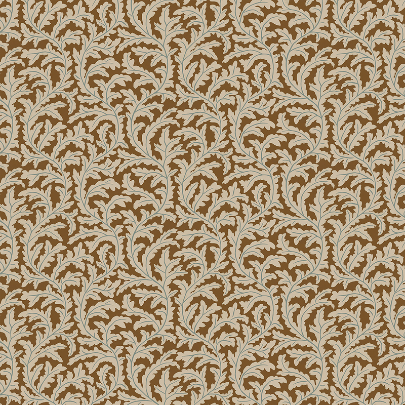 Frond Ogee Wallpaper - Sepia Frond Ogee Wallpaper - Sepia