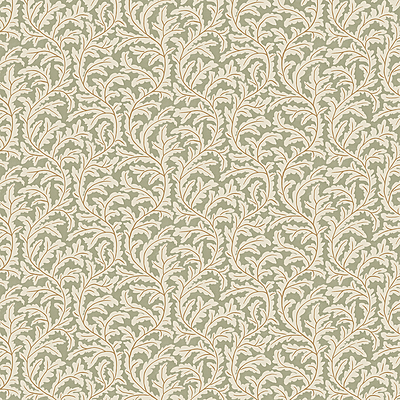 Frond Ogee Wallpaper - Sage Frond Ogee Wallpaper - Sage