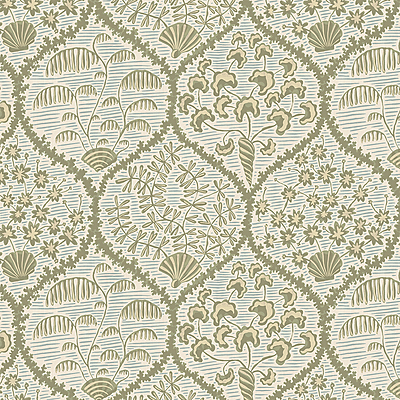 Sowerby Wallpaper - Soft Olive and Shortwood Sowerby Wallpaper - Soft Olive and Shortwood