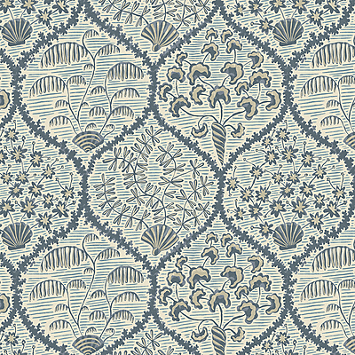 Sowerby Wallpaper - Bude Blue and Salt Ridge Sowerby Wallpaper - Bude Blue and Salt Ridge