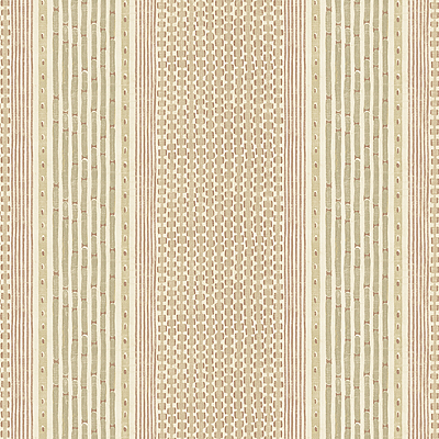 Rita Stripe Wallpaper - Blush and Soft Olive Rita Stripe Wallpaper - Blush and Soft Olive