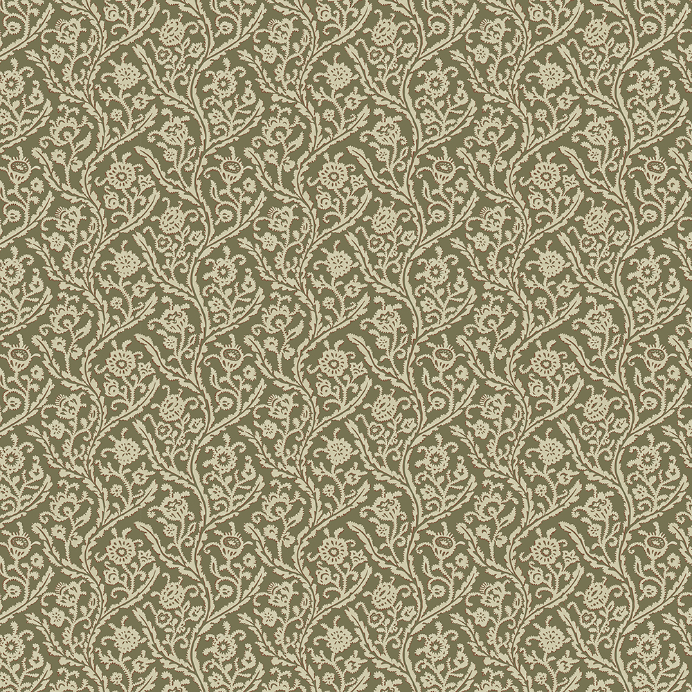 Letti - Olive - Wallpaper