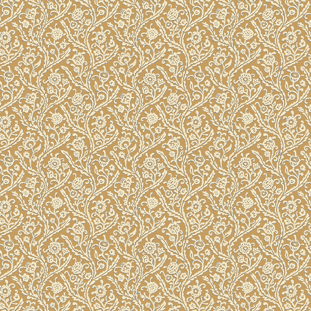 Letti - Mustard Yellow - Wallpaper