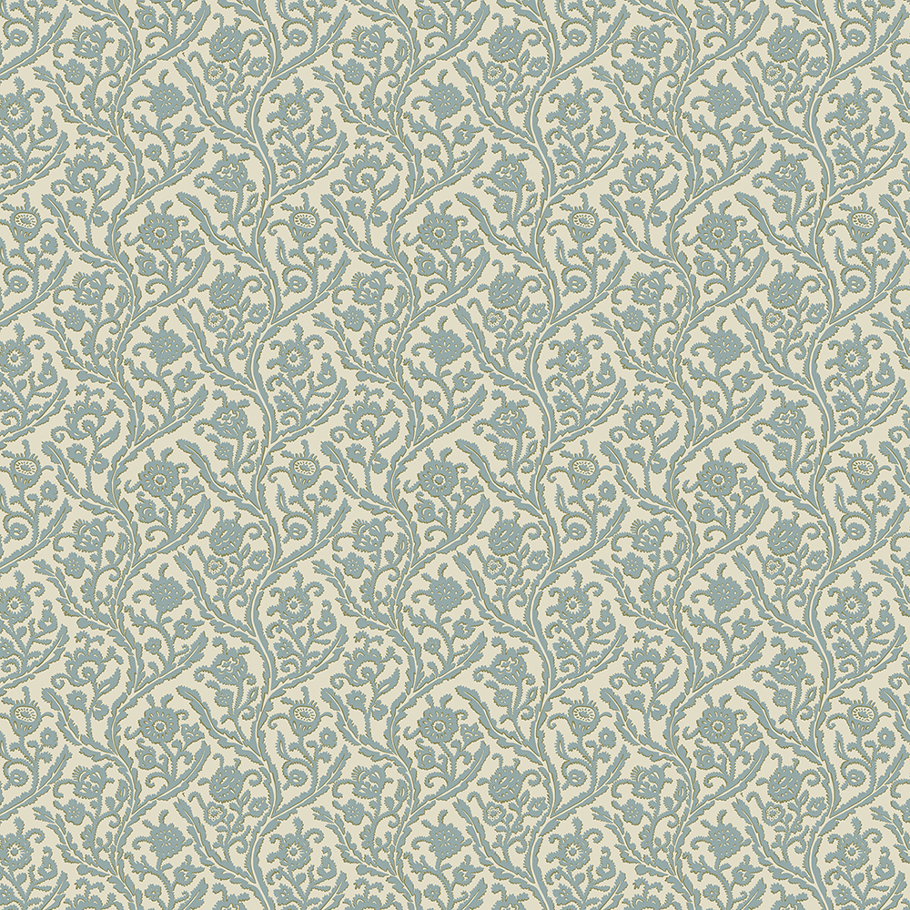 Letti - Mid Blue - Wallpaper Letti - Mid Blue - Wallpaper