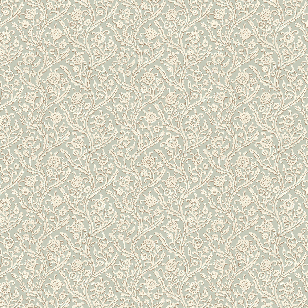Letti - Soft Blue - Wallpaper