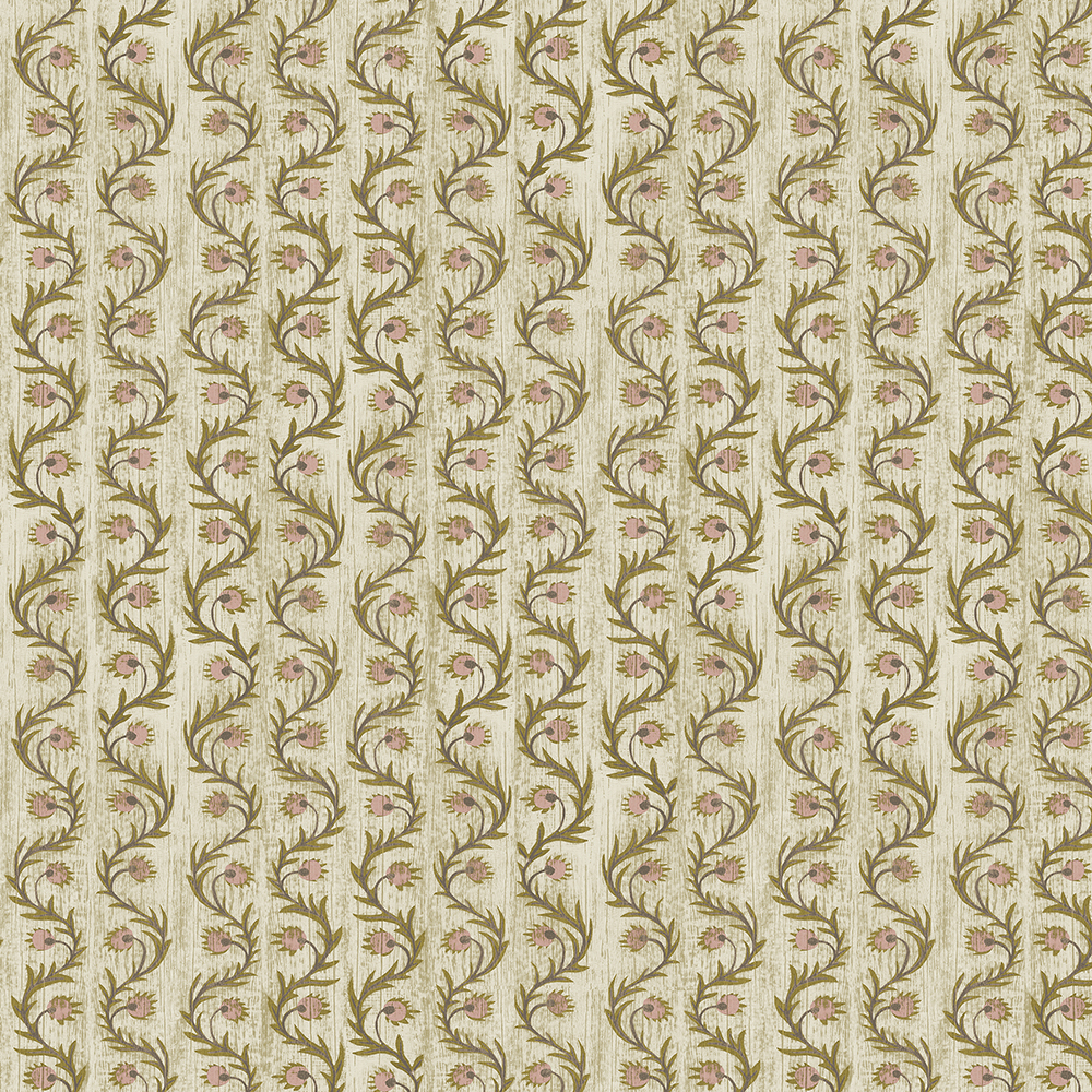 Rubia - Stone and Olive - Wallpaper