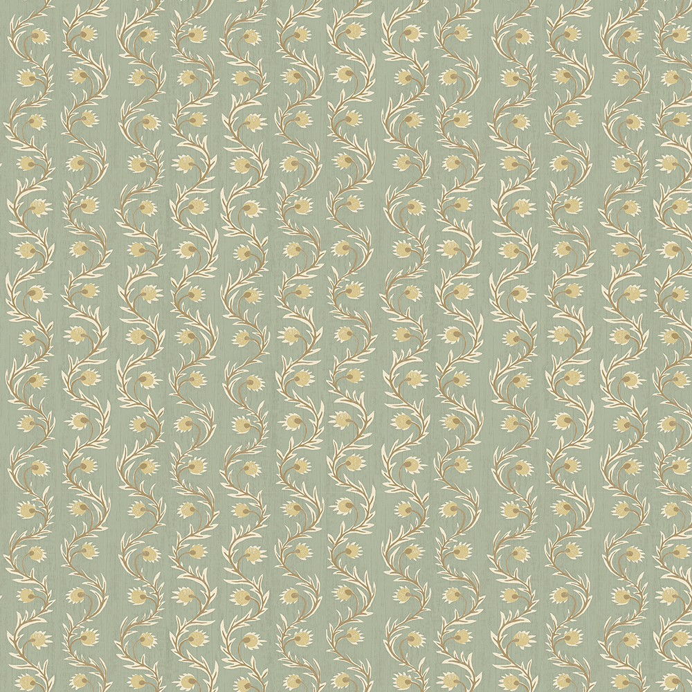 Rubia - Soft Aqua - Wallpaper