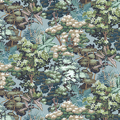 Canopia - Light Blue - Wallpaper