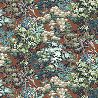 Canopia - Red and Green - Wallpaper Canopia - Red and Green - Wallpaper