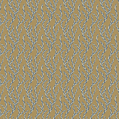 Tiddle - Brown and Blue - Wallpaper