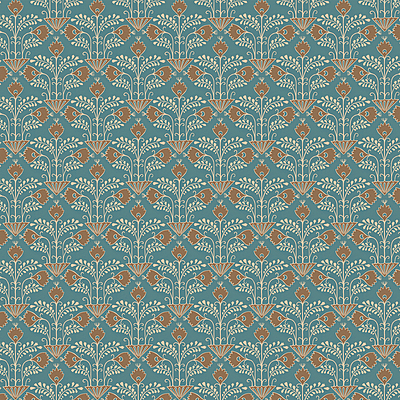 Brimble - Teal and Orange - Wallpaper