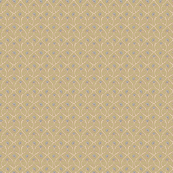 Mallow Trellis - Light Green - Wallpaper