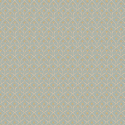 Mallow Trellis - Light Blue - Wallpaper