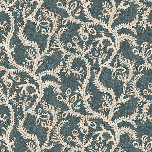 Stitched Grasscloth - Navy - Wallcovering Stitched Grasscloth - Navy - Wallcovering