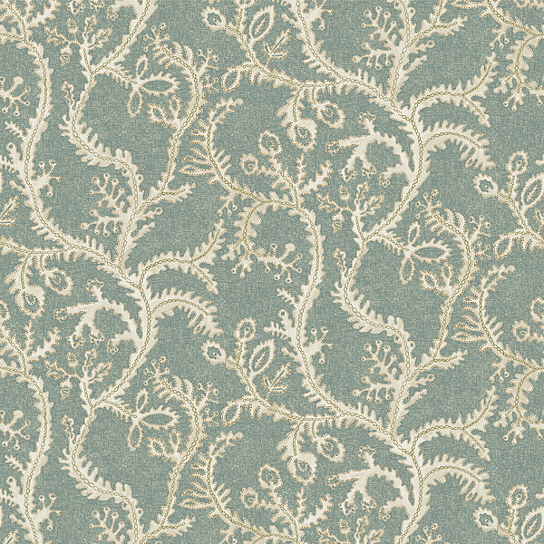 Stitched Grasscloth - Aqua - Wallcovering Stitched Grasscloth - Aqua - Wallcovering
