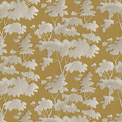 Mengla Grasscloth - Yellow - Wallcovering