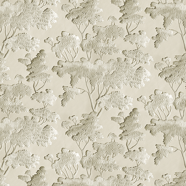 Mengla Grasscloth - White - Wallcovering