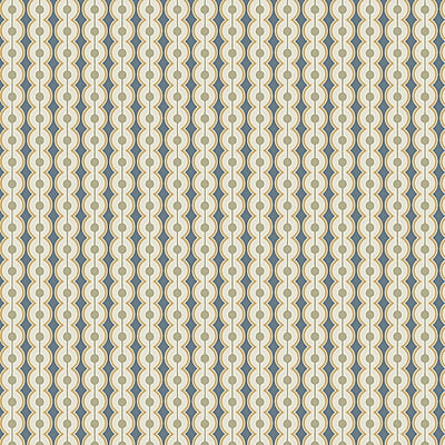 Occulus Trellus - Beakster Blue and Smith Yellow - Wallpaper