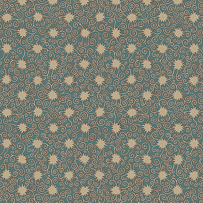 Stella - Evening Mist and Shell - Wallpaper