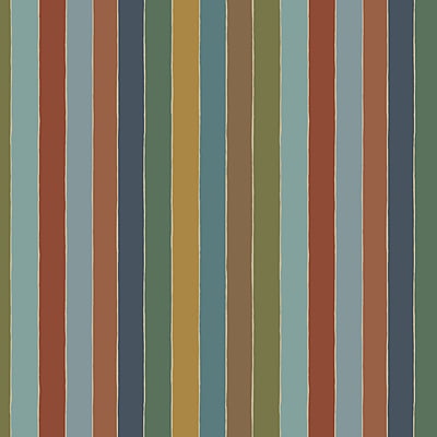 Studio Stripe - Patina - Wallpaper