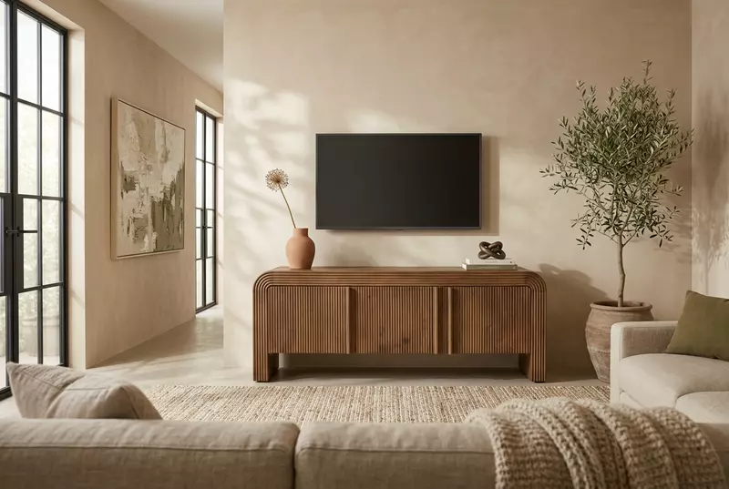Nord TV Unit 160 Walnut
