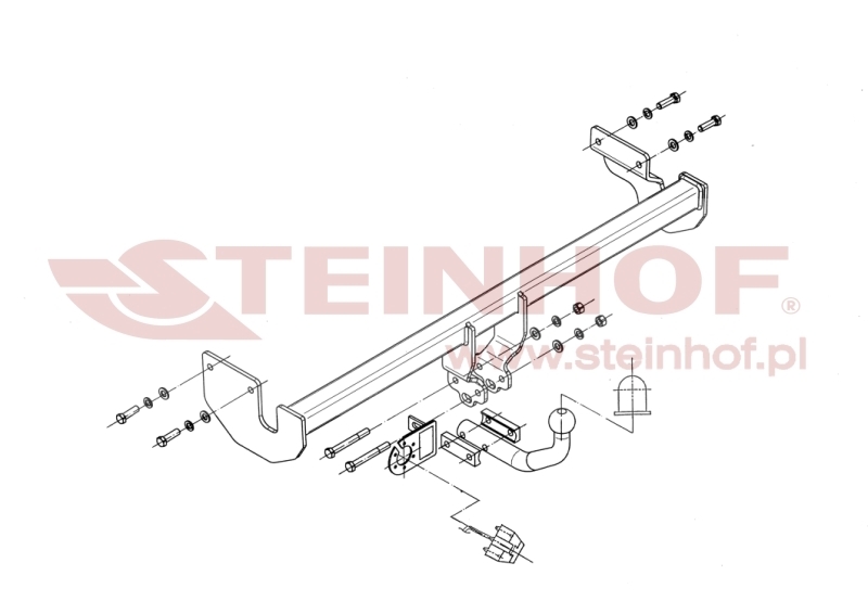 Kia Rio II 3/5D
(JB) Tow Bar (2005-2009) K-008