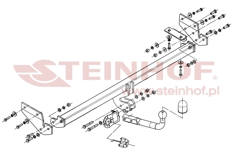 Kia Soul Tow Bar (2009-2014) K-021