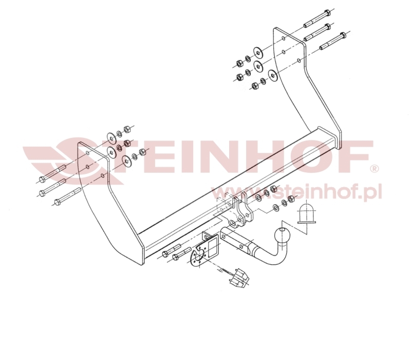 Kia K-2500 Box Van Tow Bar (2004-®) K-032