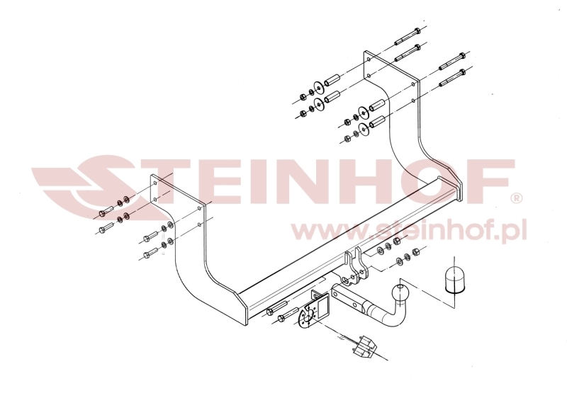Kia K-2900 Box Van Tow Bar (2008-®) K-034