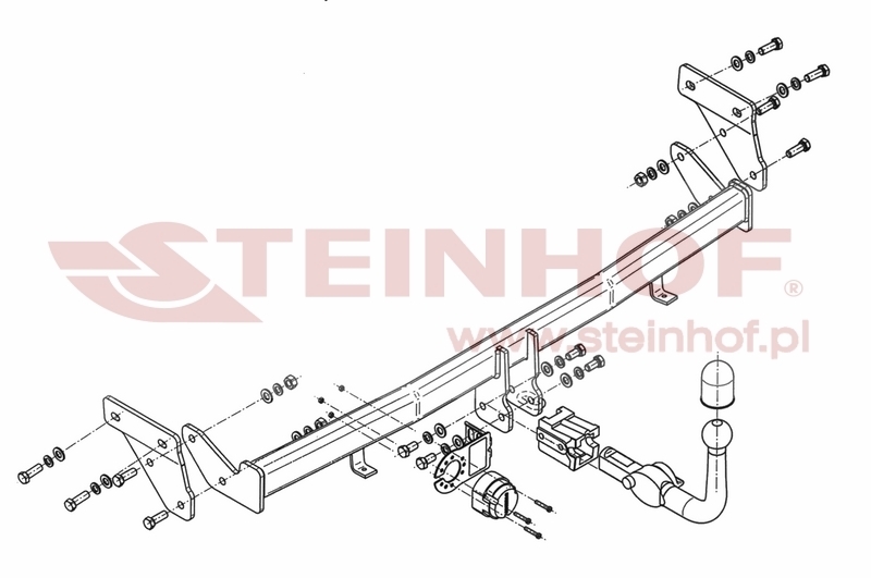 Kia Rio III 4D
(UB) Tow Bar (2013-2017) K-050