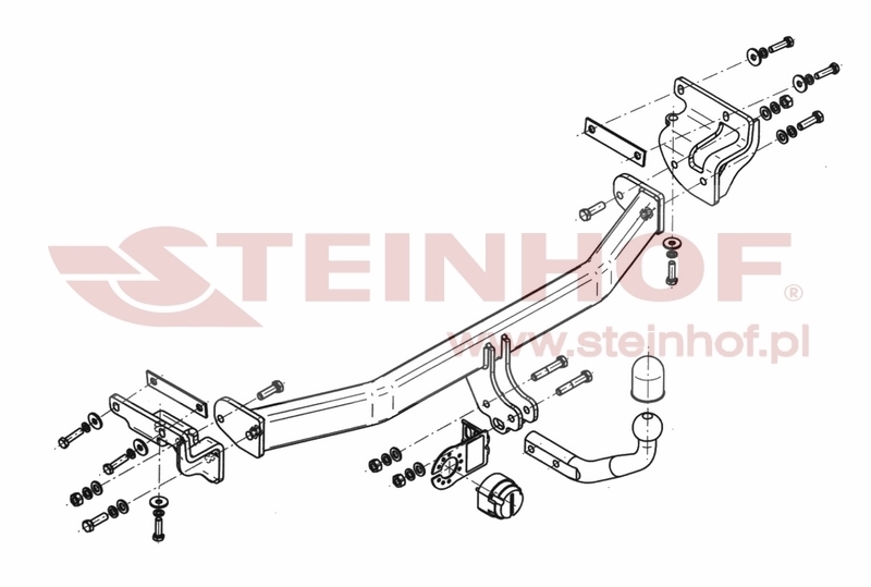Kia Carens Tow Bar (2013-2019) K-057