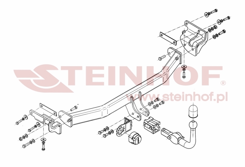 Kia Carens Tow Bar (2013-2019) K-058