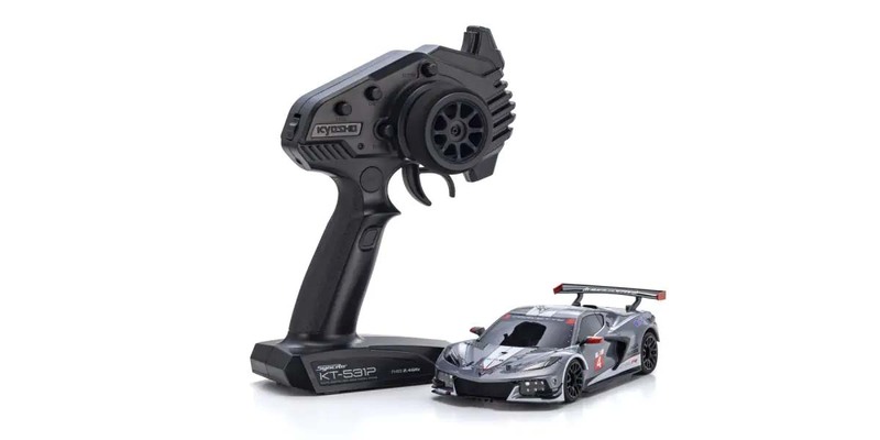 Kyosho Mini-Z MR04 RWD Corvette C8-R Gun Metal/White (W-MM/KT531P) Kyosho Mini-Z MR04 RWD Corvette C8-R Gun Metal/White (W-MM/KT531P)